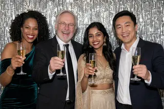 Live slideshow slot 1: a holiday party photo